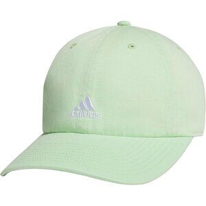Adidas Women's Green Spark White Baseball Adjustable Cotton Athletic Relaxed Hat